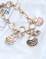 Fashion Golden Alloy Chain Shell Conch Necklace