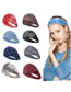 Fashion Light Blue Fabric Double-layer Wide-brimmed Headband