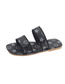 Fashion Gray Mickey Print Word Wear Flat Sandals And Slippers