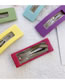 Fashion Set Square Resin Alloy Hollow Hairpin