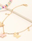 Fashion Color Mixing Soft Ceramic Butterfly Resin Five-pointed Star Anklet