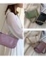 Fashion Purple Stone Chain Shoulder Bag