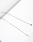 Fashion Green Transparent Geometric Resin Gradient Alloy Necklace