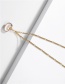 Fashion Golden Natural Freshwater Pearl Gilt Shell Alloy Necklace