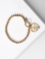 Fashion Golden Thick Chain Love Alloy Ot Buckle Bracelet