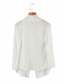 Fashion White Knitted Embroidery Cardigan