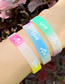 Fashion Mixed Colors (from 10 Batches) Love Silicone Luminous Sports Running Bracelet
