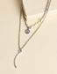 Fashion Silver Alloy Geometric Multi-layer Necklace