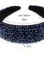 Fashion Black 206157w Wind Crystal Full Diamond Headband Crystal Headband Accessories