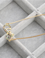 Fashion Round White Copper Micro-set Zircon Openwork Geometric Necklace