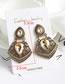 Fashion White Famous Earrings With Alloy Diamonds