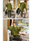 Fashion Light Green Wear Cotton Long-sleeved Pajamas Suits  Cotton