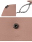 Fashion Light Pink Cat Ear Chain Transparent Touch Screen Shoulder Messenger Bag