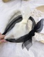 Fashion Black Bowknot Small Daisy Mesh Wide-brimmed Headband