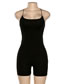Fashion Black Strapless Slim-fit Jumpsuit With Cross Straps