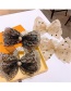 Fashion Black Pearl Lace Hairline With Big Lace Bow