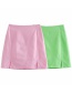 Fashion Pink Loose A-line Split Skirt