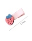 Fashion 5 Strawberry Cactus Resin Animal Flower Fruit Alloy Fabric Hairpin Set