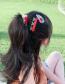 Fashion Cherry Hair Rope Series #6 Sets Resin Flower Fruit Alloy Hollow Hair Clip Set
