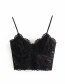 Fashion Coffee Lace Lingerie Camisole Top