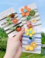 Fashion Colored Flowers (set Of 5) Resin Animal Smiley Face Flower Children Hair Rope Set