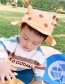 Fashion Yellow About 47cm 6 Months To 2 Years Old Giraffe Print Tassel Children Sunscreen Fisherman Hat