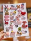 Fashion Purple Strawberry [set Of 10] Sweat Clip Knitted Bow Flower Animal Smiley Children Hairpin