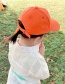 Fashion Bear-orange 47cm-54cm (adjustable) 2 Years Old-5 Years Old Bear Embroidered Childrens Cap