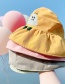Fashion Green Childrens Sun Hat With Rice Ball Embroidery Printing Stitching