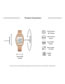 Fashion White Barrel-shaped Digital Face Mesh Belt Quartz Watch