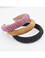 Fashion Black Multicolor Rice Beads Braided Headband