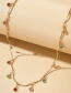 Fashion Color Mixing Multicolored Round Bead Tassel Alloy Necklace