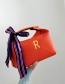 Fashion Orange Scarf Cross-body Handbag
