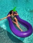 Fashion Purple Eggplant Inflatable Swimming Ring