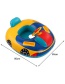 Fashion Yellow Cartoon Swimming Ring Boat With Steering Wheel Horn