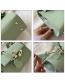 Fashion Green Locked Shoulder Messenger Handbag