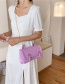 Fashion Purple Chain Cross-body Shoulder Bag