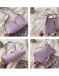 Fashion Purple Shoulder Bag With Shoulder Strap