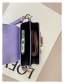 Fashion Purple One Shoulder Messenger Phone Bag
