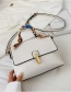 Fashion White Ribbon Shoulder Bag Crossbody Bag