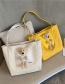 Fashion Yellow Bear Canvas Shoulder Bag