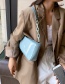 Fashion Blue Resin Chain Shoulder Shoulder Bag