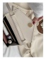Fashion Creamy-white Straw Daisy Shoulder Messenger Ring Handbag
