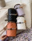 Fashion Orange Crossbody Chain Duffel Bag