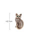 Fashion Cat Crystal Diamond Animal Cat Brooch