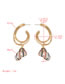Fashion Conch Alloy Conch Shell Earrings