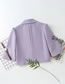 Fashion Purple Small Suit Jacket