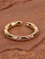 Fashion Golden Micro Set Zircon Open Ring