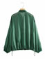 Fashion Green Translucent Flight Jacket Sun Protection Clothing
