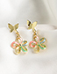 Fashion Color Butterfly Earrings
